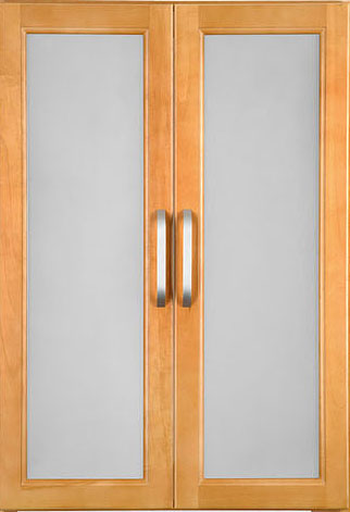 Closet Organizer Doors With Frosted Glass