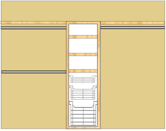 Reach In Closet Organizers Pre Configured #7