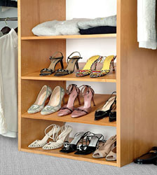 Vertical Tower with Shoe Rack