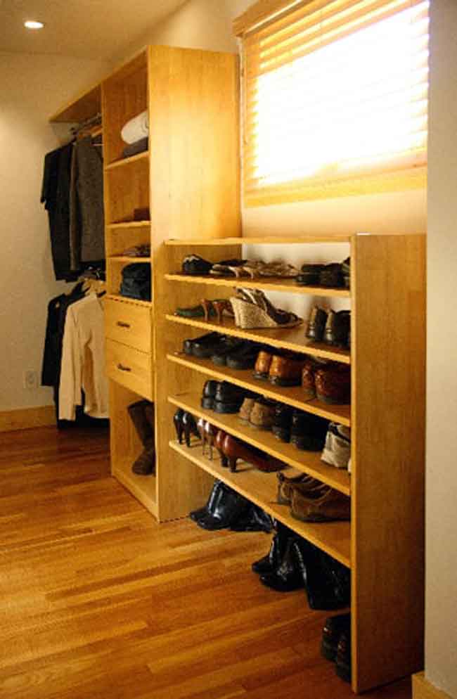 Closet Shoe Shelves